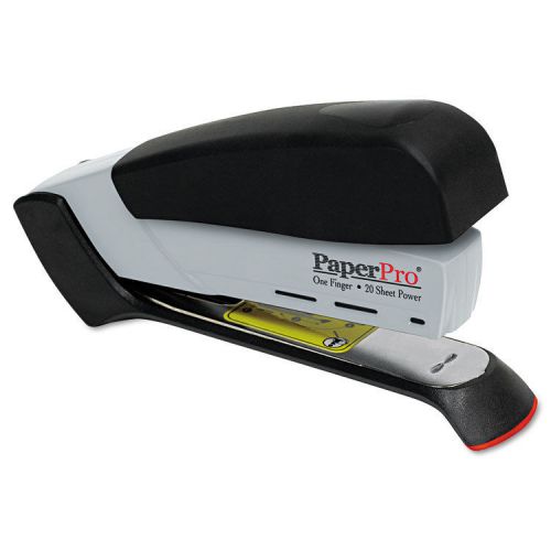 Paperpro desktop stapler, 20-sheet capacity, black/gray for sale