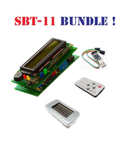 Arduino IDE compatible Geiger counter dosimeter /w LCD shield SBT11 remote USB