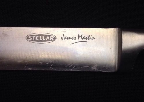 Stellar James Martin Cooks Knife 8&#034; Or 20 Cm, Rubber Handle