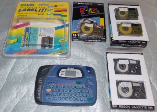 Casio Label it Label Maker with Extra Label Cassettes Tested