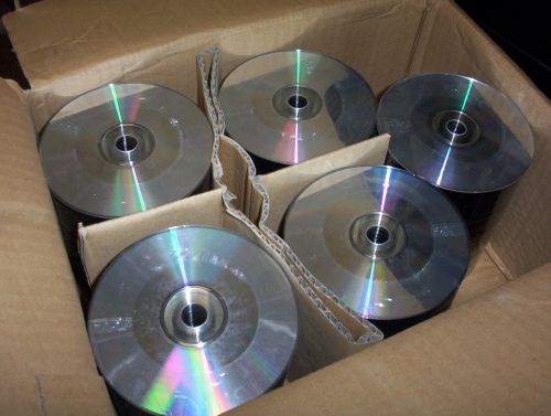 500  Lot    12x CD-R Silver Shiny Digital Audio Music Blank Recordable CD 700MB