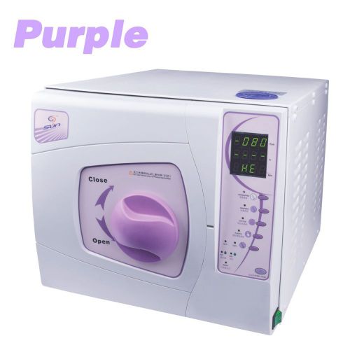 Vacuum steam autoclave medical dental autoclave sterilizer + printer 16l purple for sale
