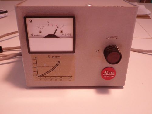 ERNST LEITZ GMBH  WETZLAR MICROSCOPE POWER SUPPLY - 6V 15W - power drop