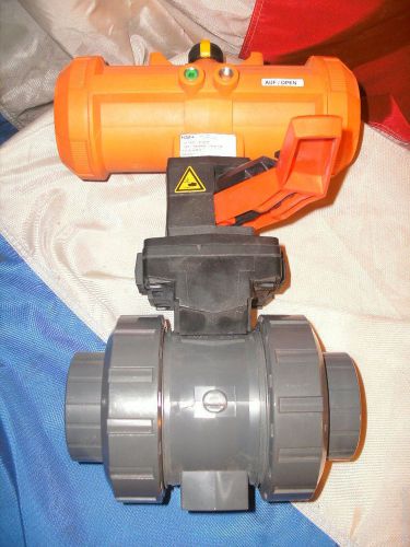 GF/GEORGE FISCHER PA21 PPGF30 198150130 2&#034; ACTUATED BALL VALVE 546 FAIL CLOSE