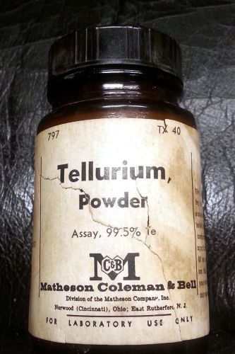 Tellurium 4 ounces (113.4 grams) Fine Powder - Matheson, Coleman &amp; Bell
