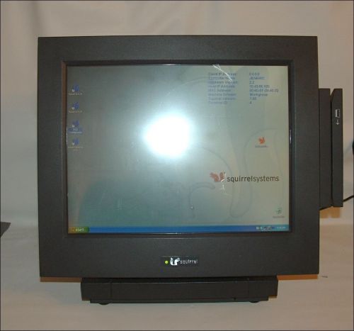 POS TERMINAL SQUIRREL SYSTEMS WS9 WITH CARD SWIPE ~ NO POWER SUPPLY