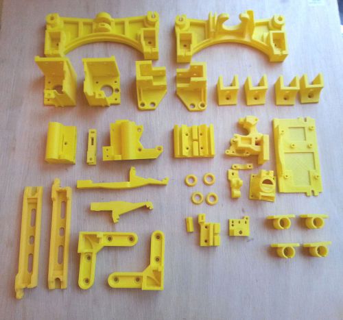 Reprap Wilson TS 3D printer plastic parts kit (Bright Yellow)