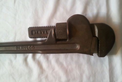 Non-sparking berylco safety pipe wrench no.24 for sale