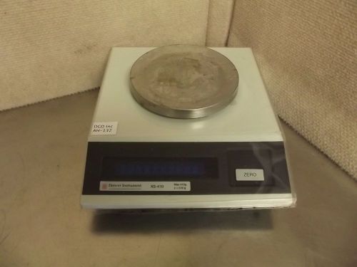 Denver instruments xs-410 digital laboratory scale good! -no power supply ah132 for sale
