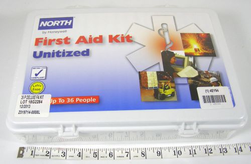 Sealed first aid kit, unitized, 36 people  latex-free &#034; use by&#034; date 2013 (whs4b for sale