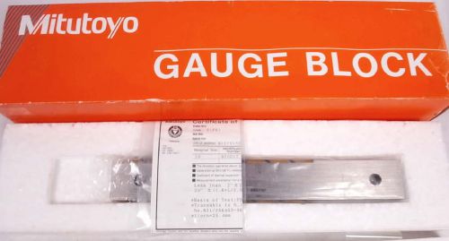 Mitutoyo Steel Gauge Block 10&#034; Grade 2  w/ Original Box 611222-23