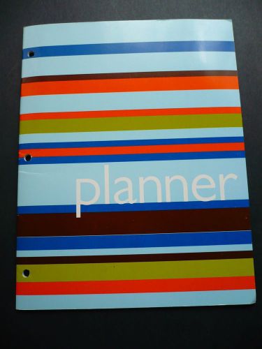 &#039;Plan Ahead&#039; Planner Blank Calendar Date Keeper 3 Holes for Binder