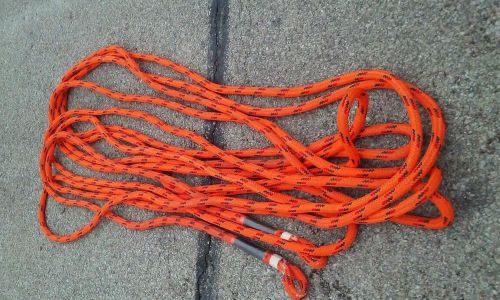 NEW BASHLIN CUSTOM WINCH ROPE LINE Double Braid SYN. Nylon Rope 1&#034; Nylon 115 FT