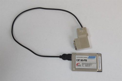 Hilscher CIF 60-PB PCMCIA PROFIBUS Fieldbus Communication Interface Card