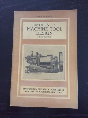 Machinery&#039;s Reference Book No. 14