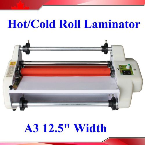 Roll Laminating Machine 220V 4 Rollers Hot Thermal Glossy/Matte Laminator