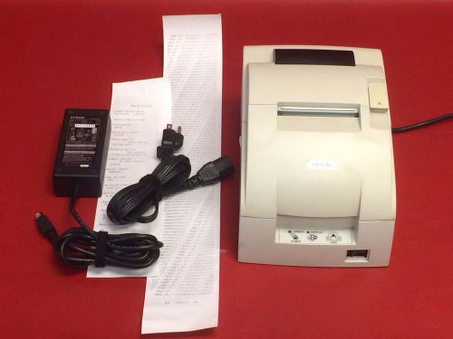 Epson TM-U220PB M188B POS Receipt Printer w/ AC Adapter