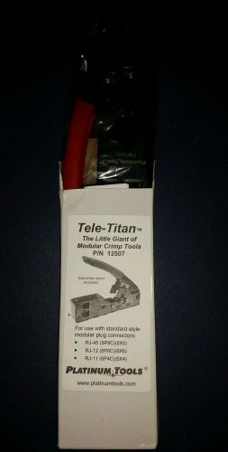 Brand New Tele-Titan The Little Giant of Modular Crimp Tools