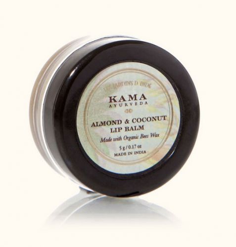 Kama Ayurveda With Organic Bees Wax ALMOND AND COCONUT LIP BALM-5g A15