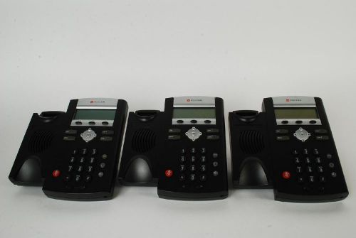 Lot of 3 Polycom IP 331 Sound Point AS IS