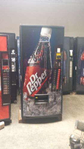 Dr pepper soda vending machine royal vendors 768 - 10 melin iv refurbished for sale