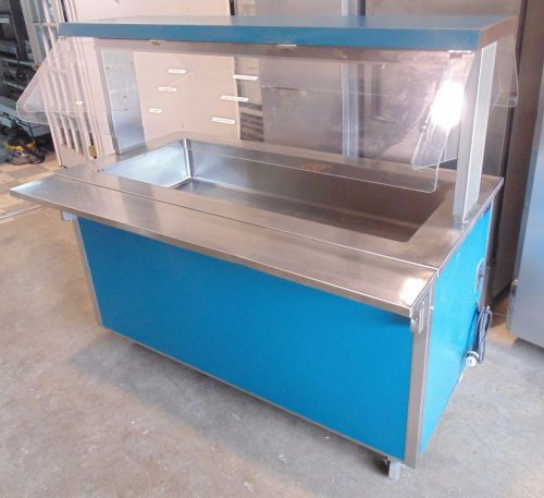 Salad bar refrigerated vollrath refrigerated salad bar with sneeze guards nsf for sale