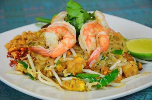 Pad Tai Thai Style Fried Noodle Shrimp Homemade Recipe  PDF Email Free Shipping