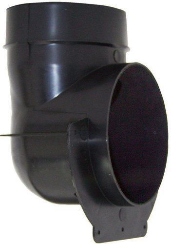 Speedi-Products EX-ROA 04 4-Inch Plastic Round to Oval Adapter
