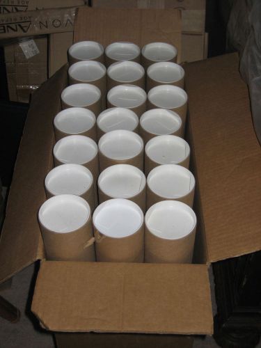 Kraft Cardboard Shipping Mailing Tubes 3&#034; Diameter 25&#034; Long (Bulk Lot of 21)