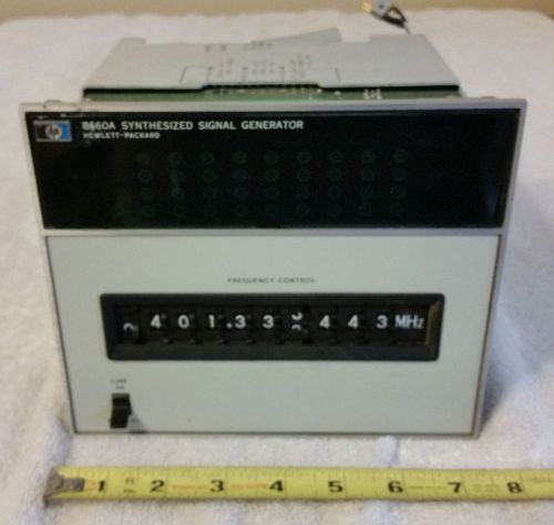 HP HEWLETT PACKARD SYNTHESIZED SIGNAL GENERATOR FREQUENCY CONTROL AGILENT 8660A