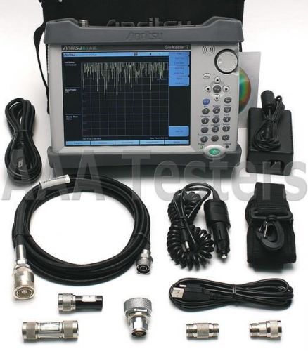 Anritsu sitemaster s361e cable &amp; antenna analyzer site master s361 6ghz for sale