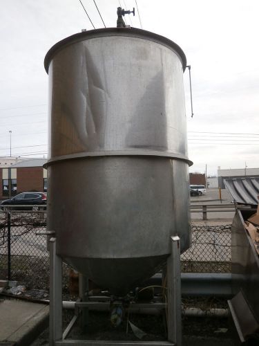 1000 gallon stainless steel tank - food grade for sale