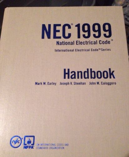 NATIONAL ELECTRICAL CODE NEC HANDBOOK MANUAL 1999