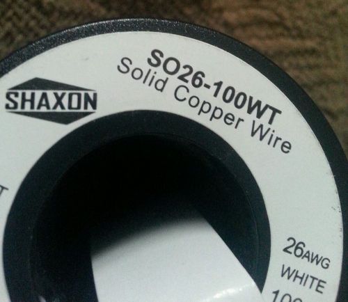 26awg solid copper hook-up wire 10ft length/piece.