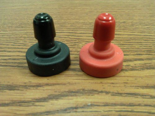 Armored toggle switch boot black or red for sale