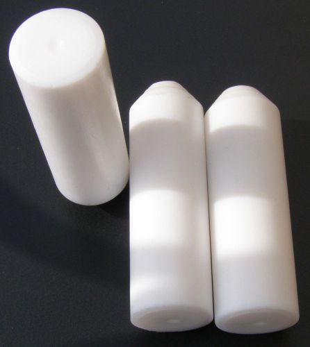 3Pcs 45mm Long  18mm Dia. PTFE Teflon Round Rod Bar