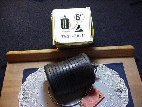 Cherne Test-Ball Six 6 Inch Part Number 270-067 Test Ball Plug NEW IN BOX!