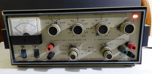 Heathkit Sine-Square Audio Generator Model IG-18     Rare Vintage