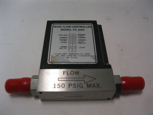 Tylan Mass Flow Controller FC-260 V -150 PSIG MAX 400 SCCM 5% B2H6 95% N2