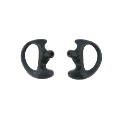 Valley Enterprises Black Replacement Small Earmold Earbud One Pair for Two-Wa...