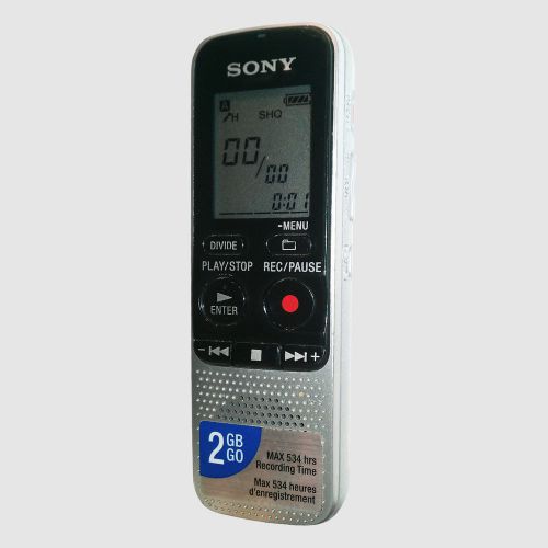 SONY ICD-BX112 2GB DIGITAL VOICE RECORDER DICTAPHONE