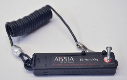 Alpha Security S3HKCLRF S3 Mangetic Handkey and Lanyard