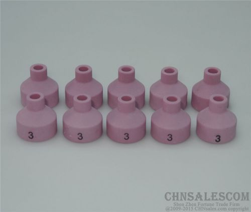10 pcs #3 53N23  Alumina Nozzle Cups for WP-24 4.0mm 1/6&#034;
