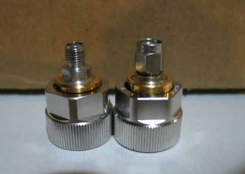 Midwest Microwave APC-7 7MM to SMA Female Male Adapter Connector Pair
