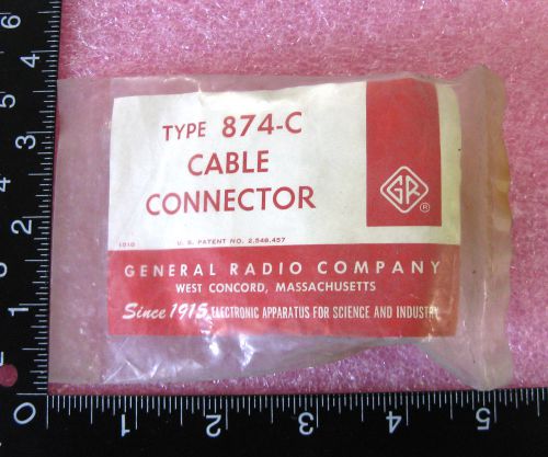 NEW GENERAL RADIO GR 874-C CONNECTOR, 50 Ohm Coaxial Cable