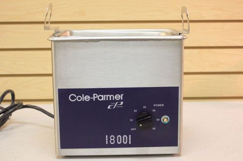 Cole Parmer Ultrasonic Cleaner 18001 w/ SS Basket, 80W, 56 KHz