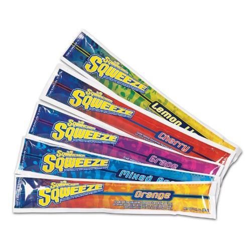 Sqwincher 159200201 3 oz Sqweeze Electrolyte Freezer Pop, Assorted Flavor (15