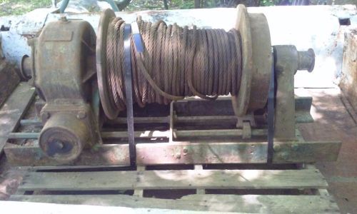 Braden recovery worm gear winch 30,000 lb pto chain cable m12-334 koneig ramsey for sale