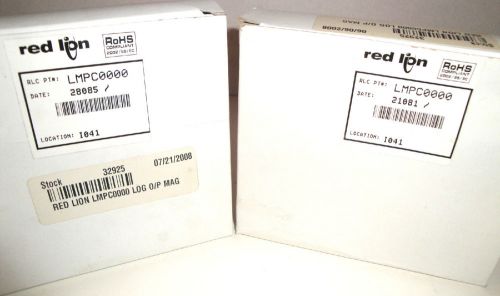 (2)   RED LION LMPC0000 LOGIC MAGNETIC PICKUP SENSORS  *NEW IN BOX*
