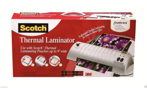 BRAND NEW SCOTCH THERMAL LAMINATOR 2 ROLLER SYSTEM TL901 New in Box